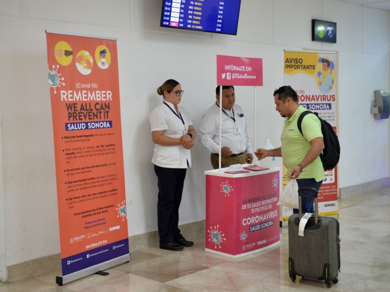 Supervisan módulos de revisión en aeropuerto