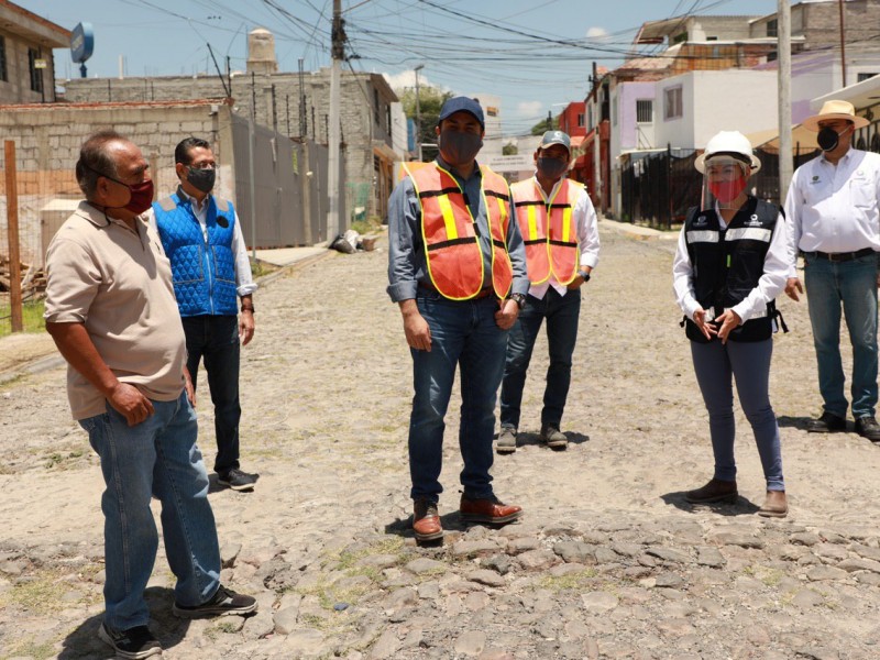 Supervisan obras de construcción del nuevo C4