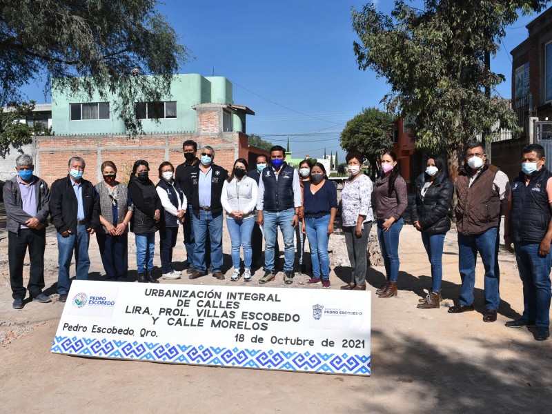 Supervisan Obras en la cabecera de Pedro Escobedo