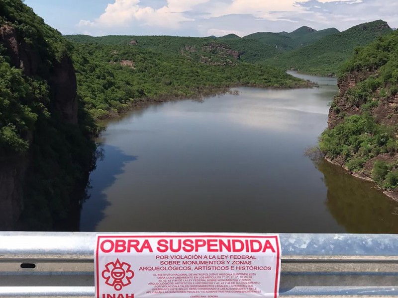 Suspende INAH obras en Presa “Pilares”