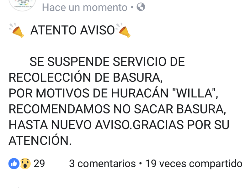 Suspende Xalisco recolección de basura