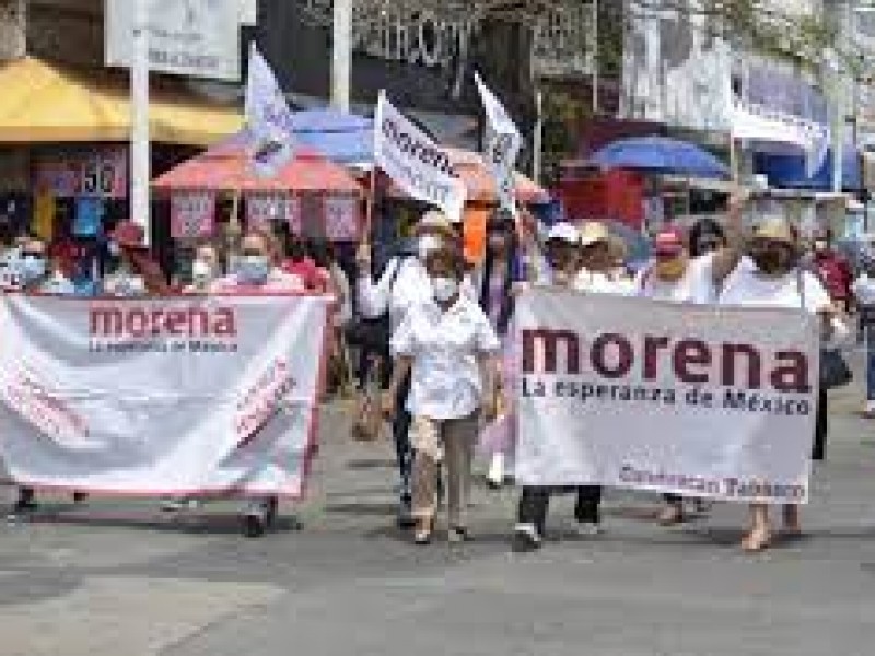 Suspenden camiones de MORENA para acudir a marcha