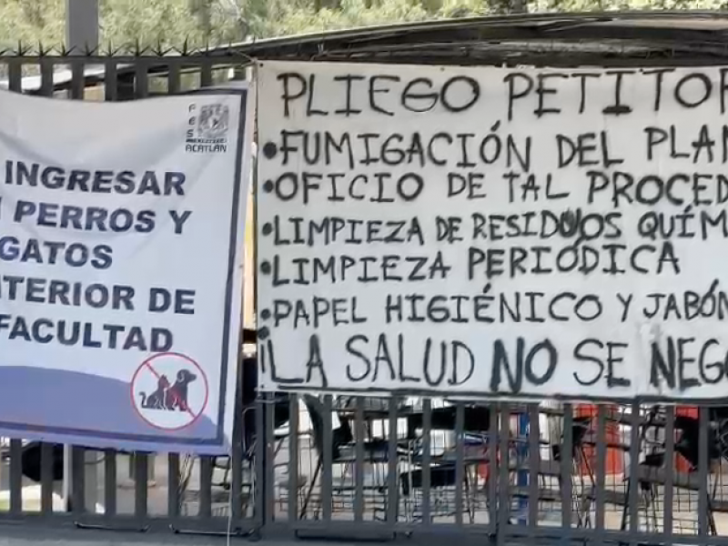 Suspenden clases en la FES Acatlán por chinches