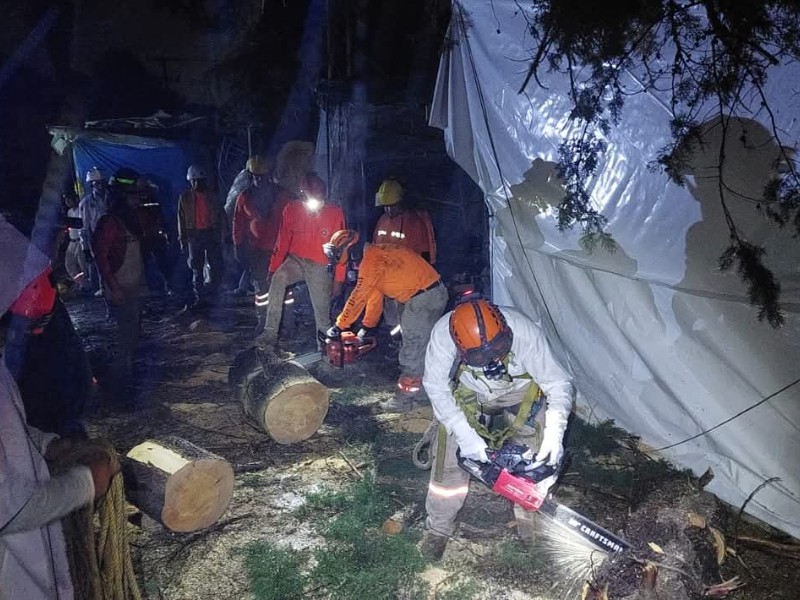Suspenden clases en San Cristóbal tras una tromba que dejó afectaciones
