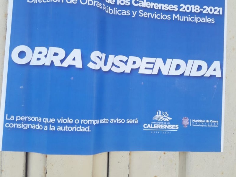 Suspenden construcción de gasera en Calera