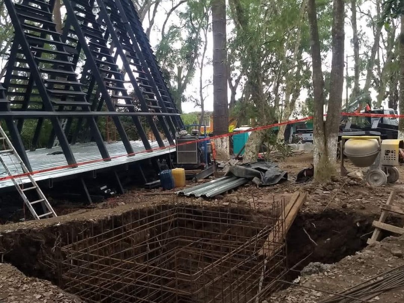 Suspenden construcción en parque de Xalapa por irregularidades