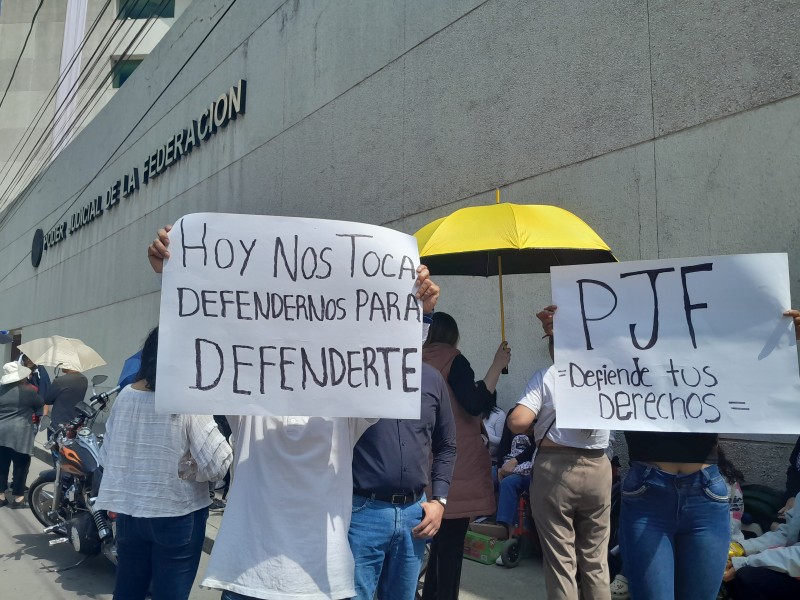 Suspenden labores en el PJF con sede en Toluca