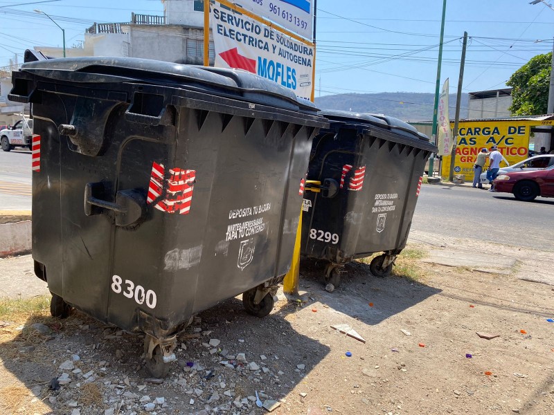 Suspenden recolección de basura en Tuxtla el sábado Santo