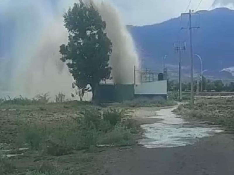 Suspenden servicio de agua en 40 colonias por fuga