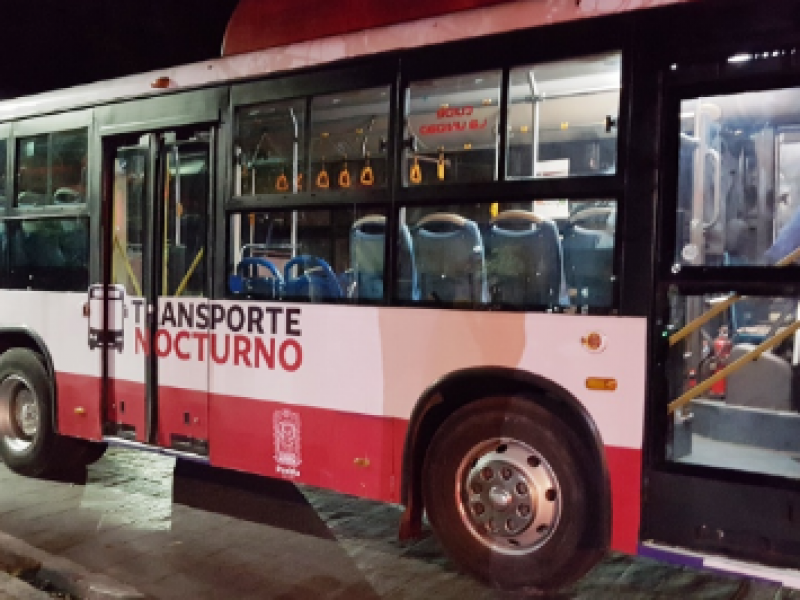 Suspenden servicio de transporte público nocturno por contingencia de COVID-19