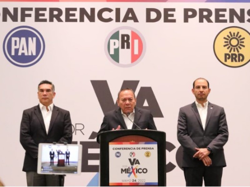 Suspendida, temporalmente,  la Coalición Va por México