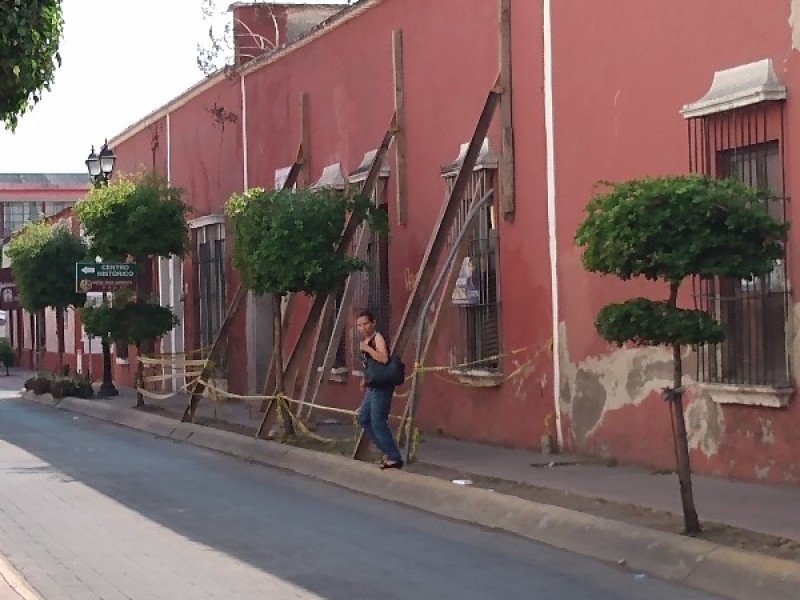 Suspendió INAH construcción en calle Zacatecas