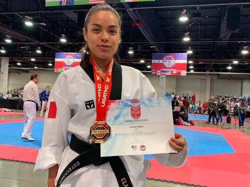 Taekwondoin tehuacanense gana oro en Estados Unidos