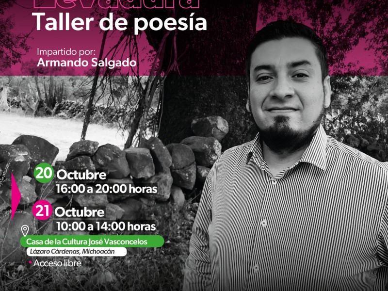 Taller de poesía en Pátzcuaro y Lázaro Cárdenas