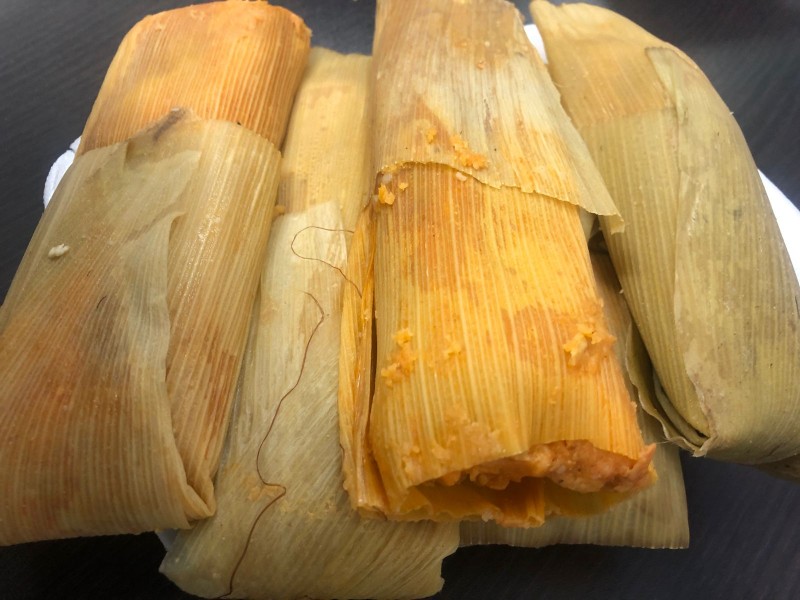 Tamales por tradición en el día de la Candelaria