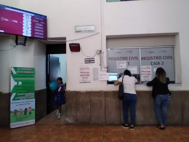 Tan solo un cambio de identidad ha realizado Registro Civil