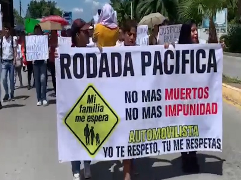 Tapachultecos encabezan manifestaciones por caso Damián