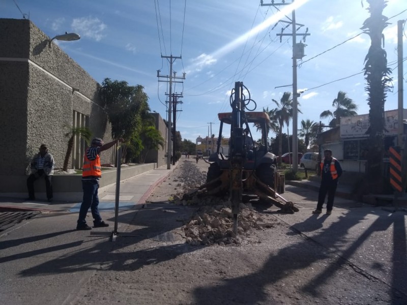 Taparán baches por reparaciones en Los Cabos