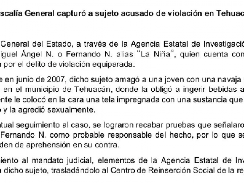 Tardan 11 años para procesar por violación