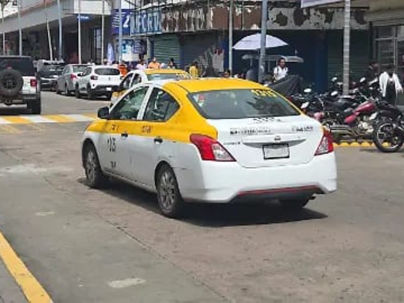 Taxis de plataformas sin permiso para circular en Tapachula