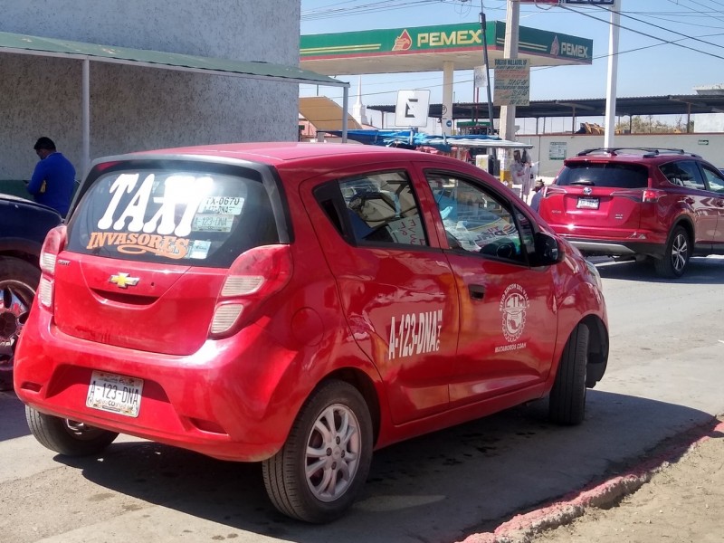 Taxis en Matamoros contarán con códigos QR para verificar datos