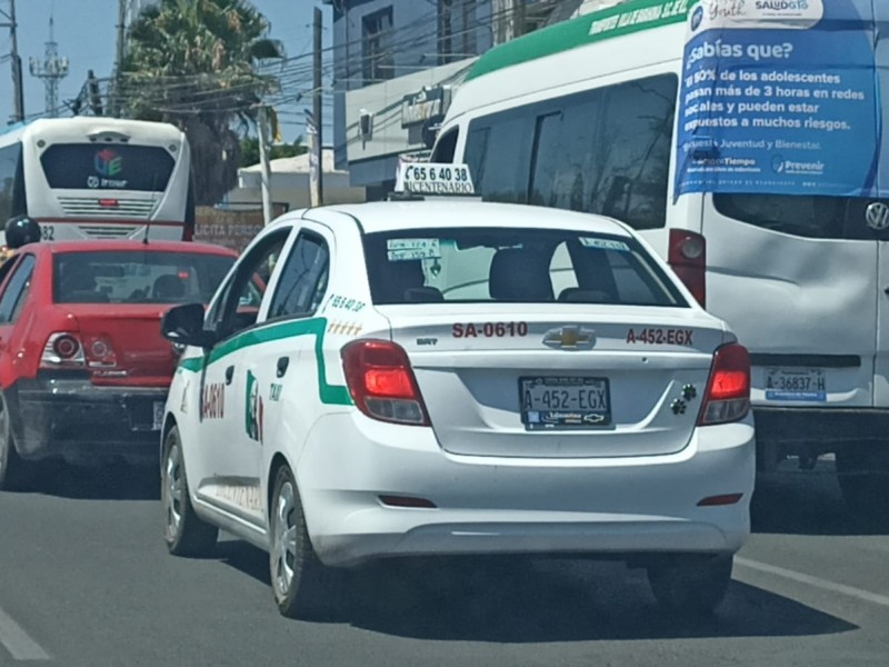 TAXIS PIRATA, UN PROBLEMA EN TODO EL ESTADO