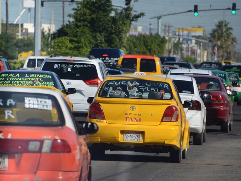 Taxistas a seguran grandes perdidas economicas