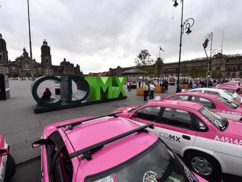 Taxistas cancelan manifestaciones este lunes en CDMX