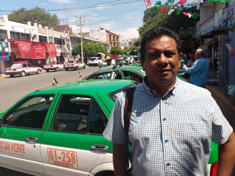 Taxistas de Juchitán demandan mayor seguridad para el gremio