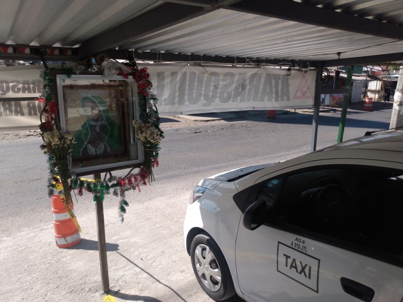 Taxistas suspenden celebraciones a la Virgen de Guadalupe