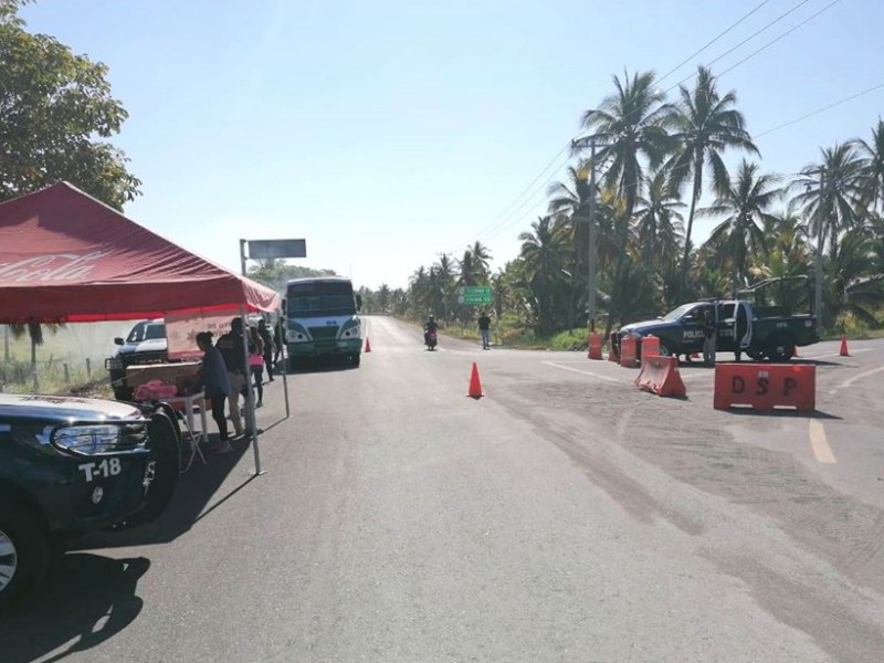 Tecomán aumenta puestos de control de acceso a playas