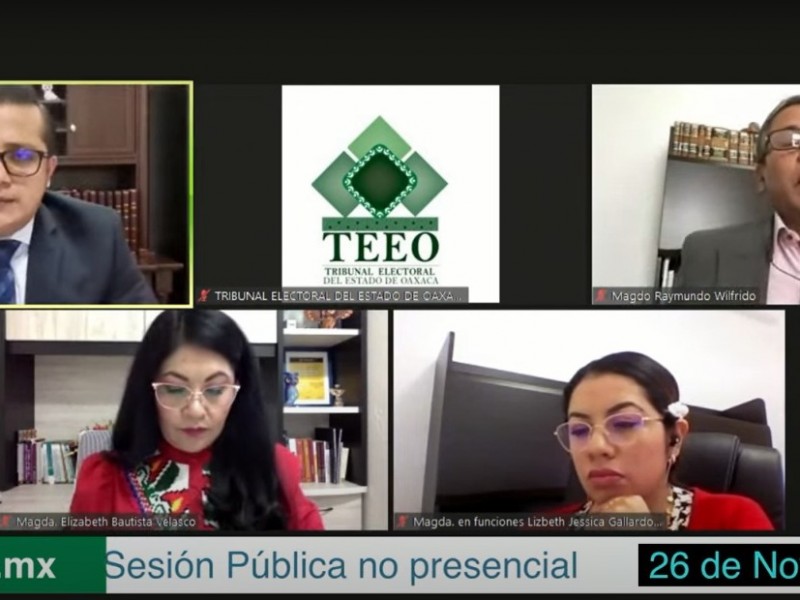 TEEO resuelve asuntos electorales para municipios del Istmo