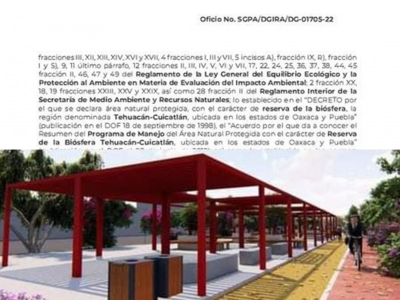 Tehuacán: Condicionada autorización de parque lineal en Dren de Valsequillo