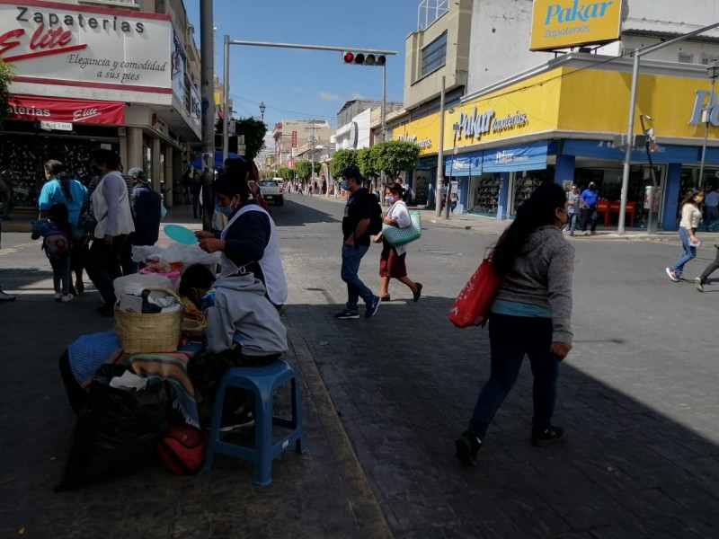 Tehuacán en color de semáforo amarillo 