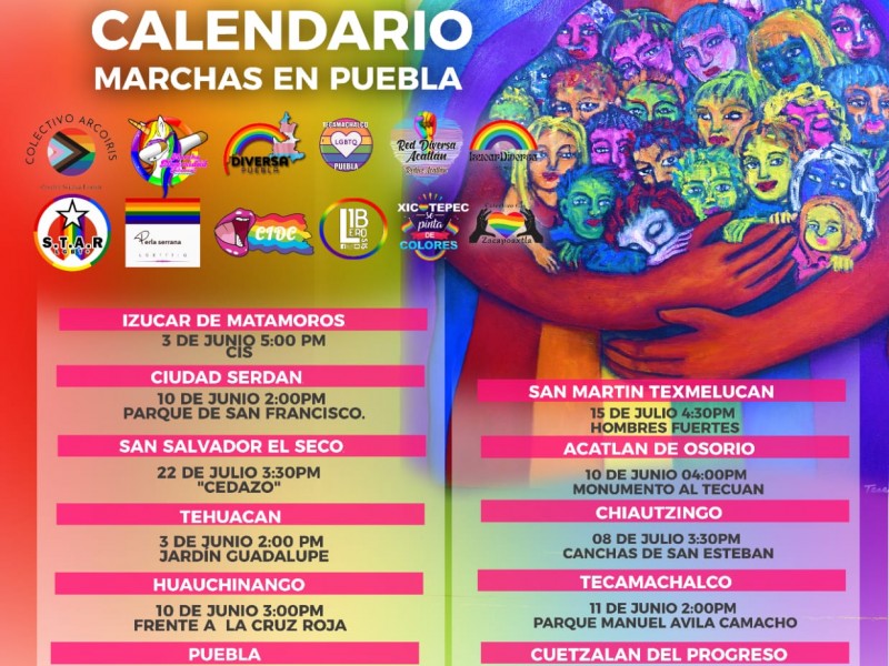 Tehuacán figura con marcha LGBTTIQ+ próxima, en calendario nacional