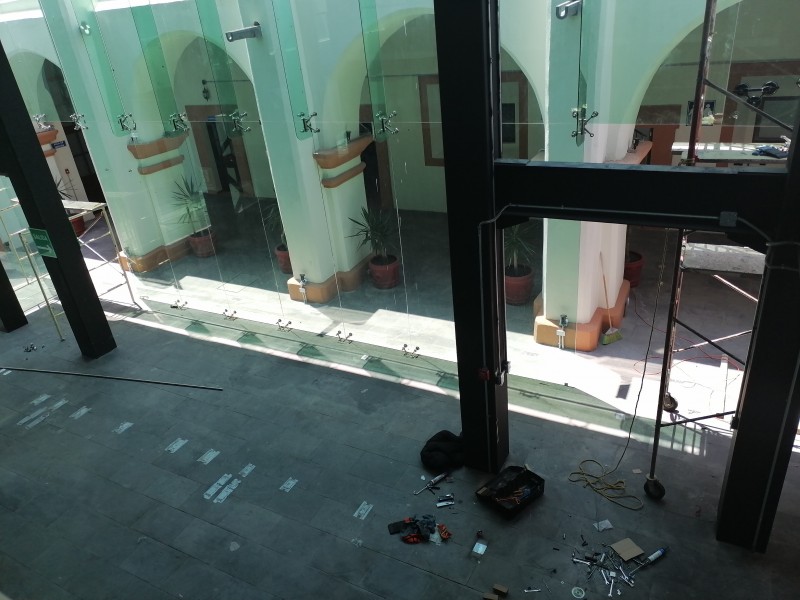 Tehuacán: Sin entregar trabajos Secretaría de Infraestructura en Biblioteca Municipal