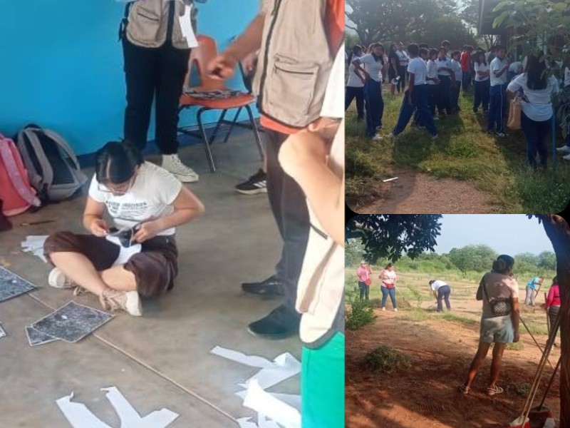 Tehuantepec impulsa arte y participación juvenil en escuelas