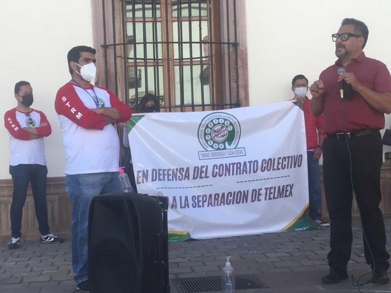 Telefonistas continúan en la exigencia de su derechos laborales