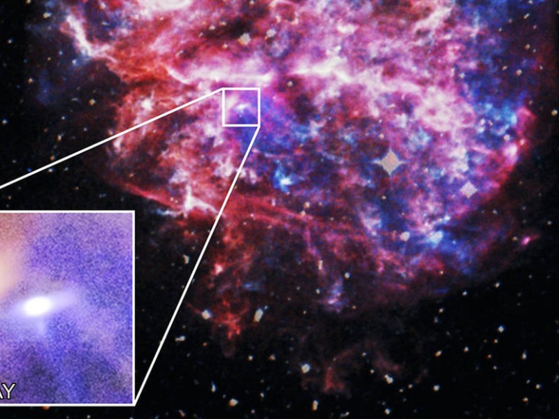 Telescopio espacial de la NASA capta una estrella púlsar