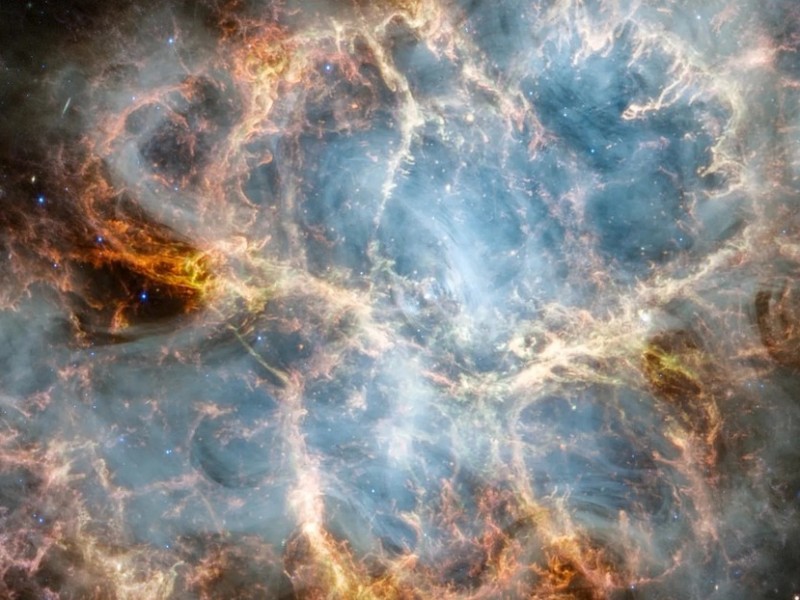 Telescopio James Webb capta a detalle la “Nebulosa Cangrejo”