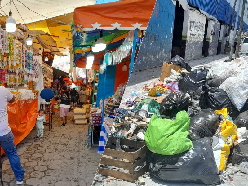 Temen que basura impacte ventas en corredor día de muertos