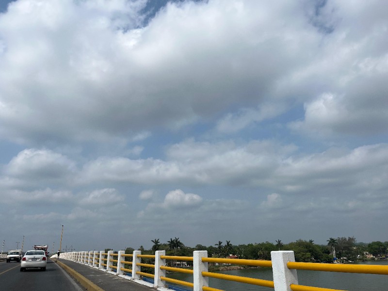 Temperaturas altas y lluvias dispersas en región norte veracruzana