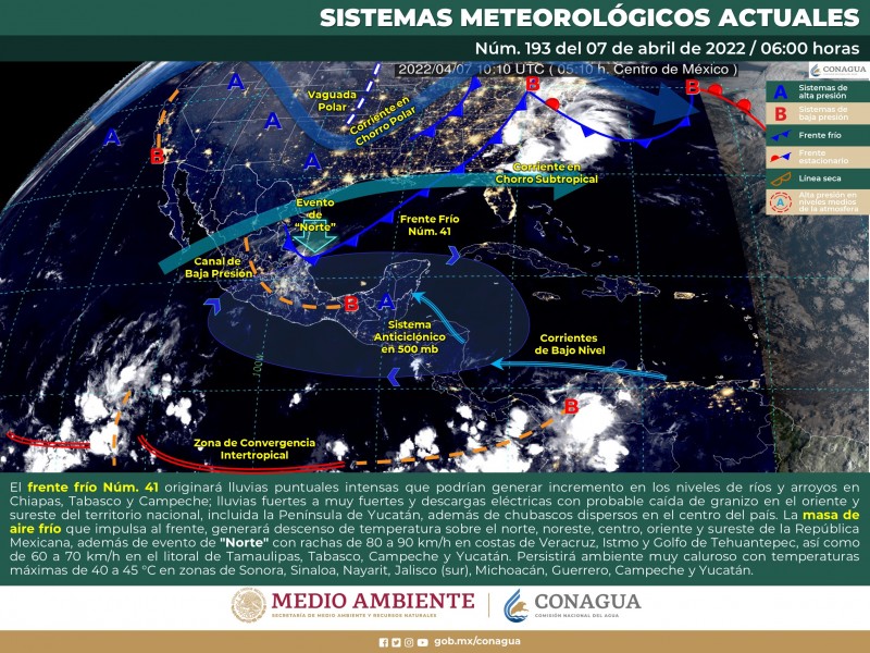 Temperaturas de hasta 45 grados se registrarán en Sonora