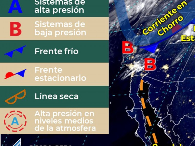 Temperaturas extremas de 8 a 40 grados en Sonora