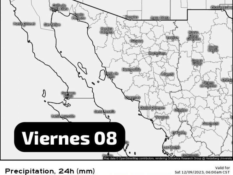 Temperaturas máximas de 25° para hoy viernes