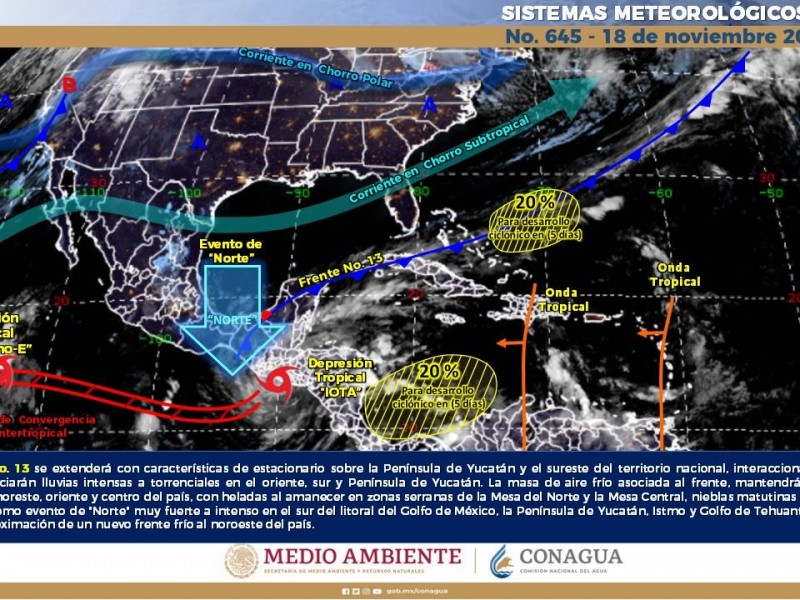 Temperaturas máximas entre 30 y 39 grados y noches frías