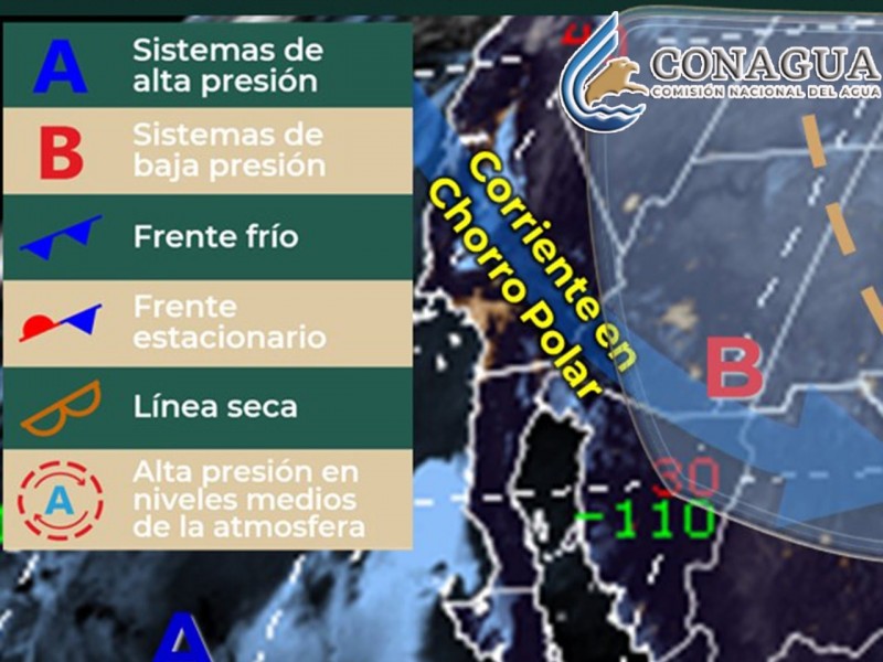 Temperaturas para este día en Sonora