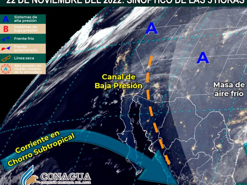 Temperaturas por debajo de cero en Sonora