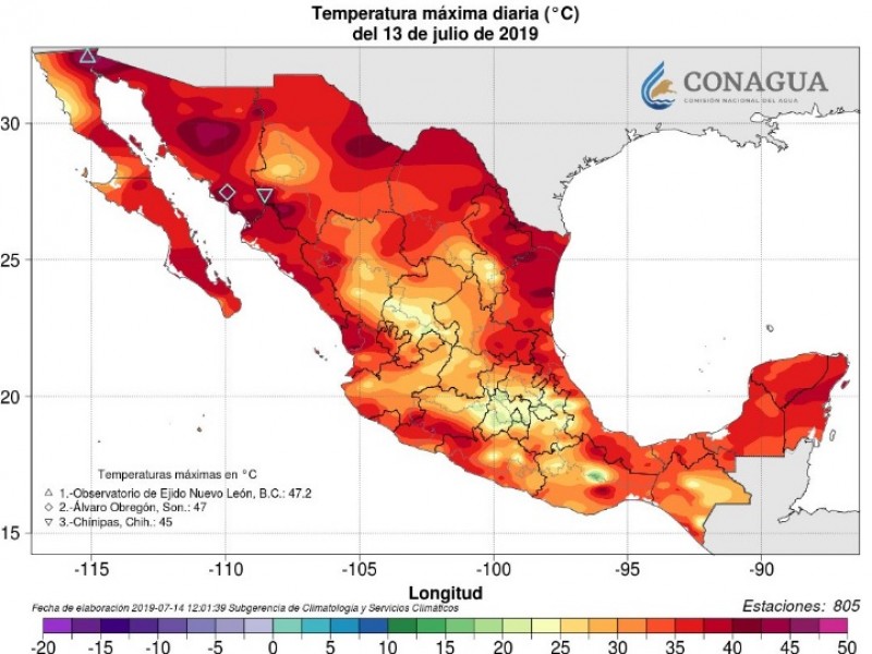 📹Temperaturas récord se registraron este año en México