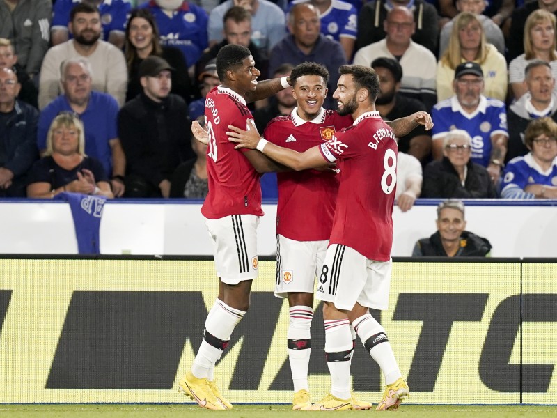 Tercera victoria consecutiva del Manchester United. Vence 0-1 al Leicester